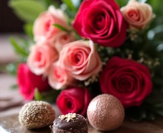 Anniversary flowers and gift baskets