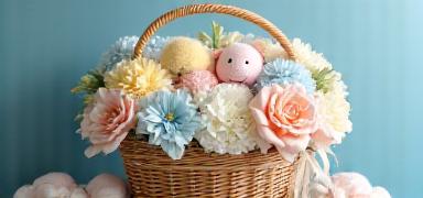 New baby gift basket delivery